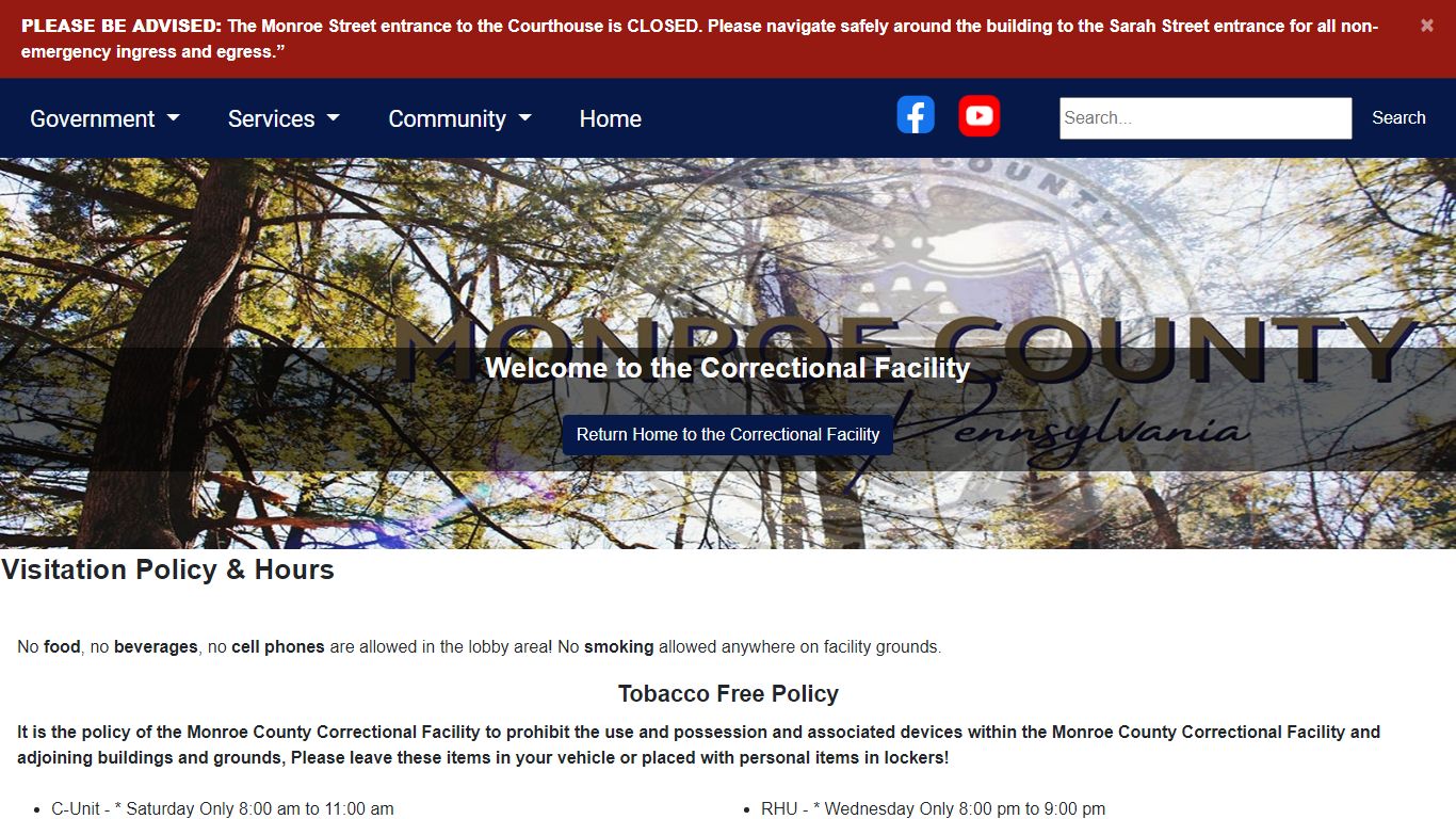 Monroe County PA - Visitation